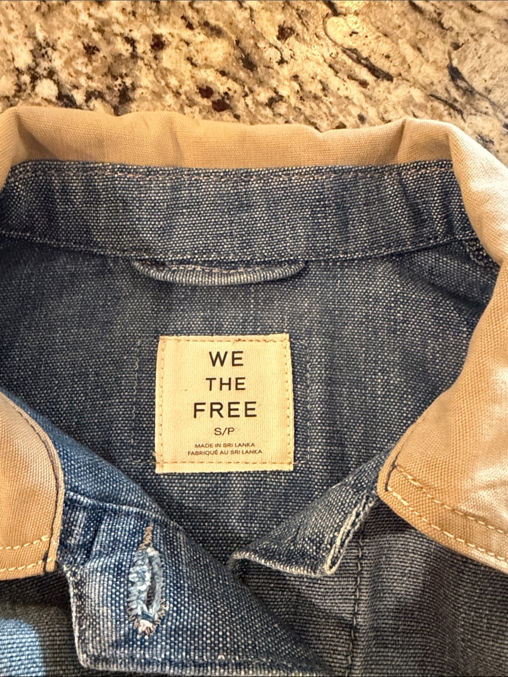 Free People “We The Free” Lemon Denim Jacket size Small - Picture 11 of 13